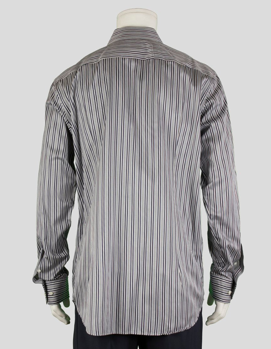 Boss Hugo Boss Grey Button Down Dress Shirt - 17-43 US