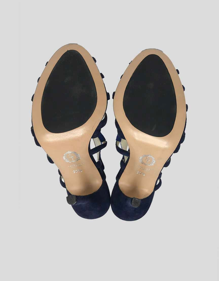 SARAH FLINT Slingback Heels - 37.5 IT | 7.5 US