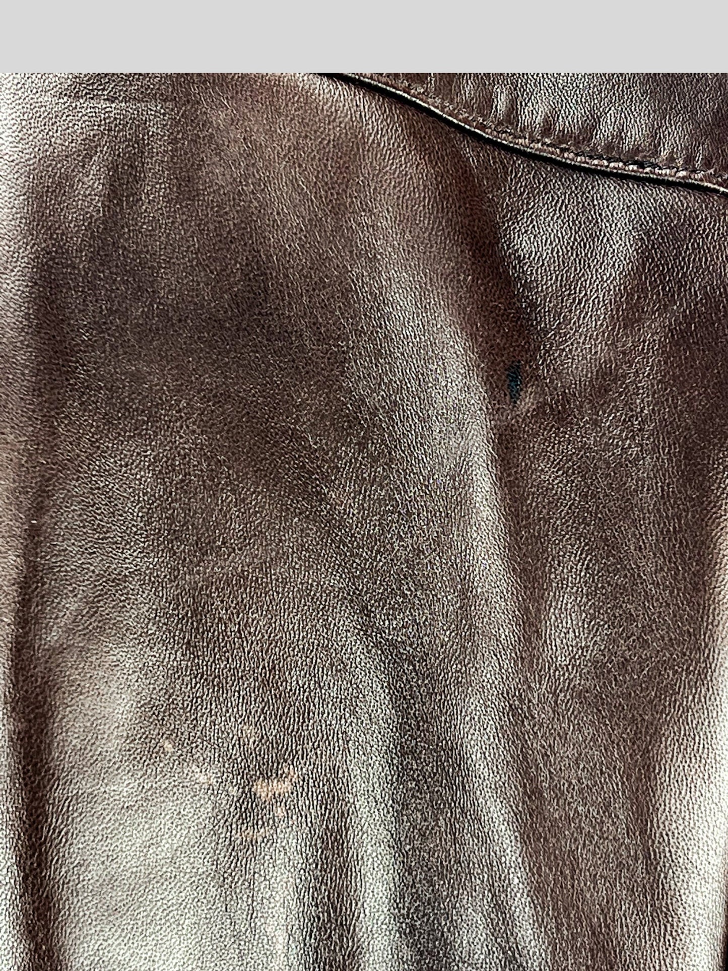 Polo Ralph Lauren Lambskin Leather Jacket - Large