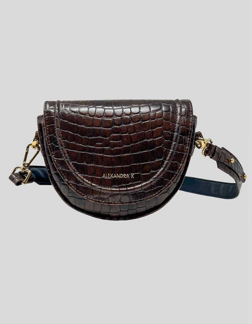 Alexandra K The Joy Midi Saddle Bag – LuxAnthropy