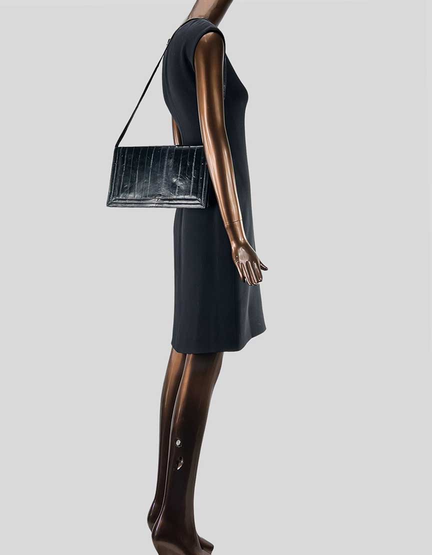 Vintage Genuine Eel skin Shoulder Bag