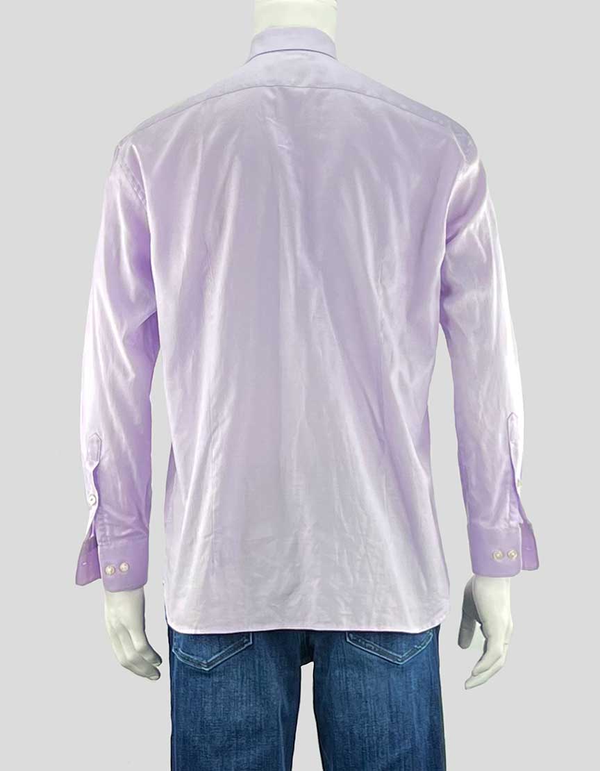 JOHN VARVATOS dress shirt in solid light purple - 16.5 32/33 Slim Fit