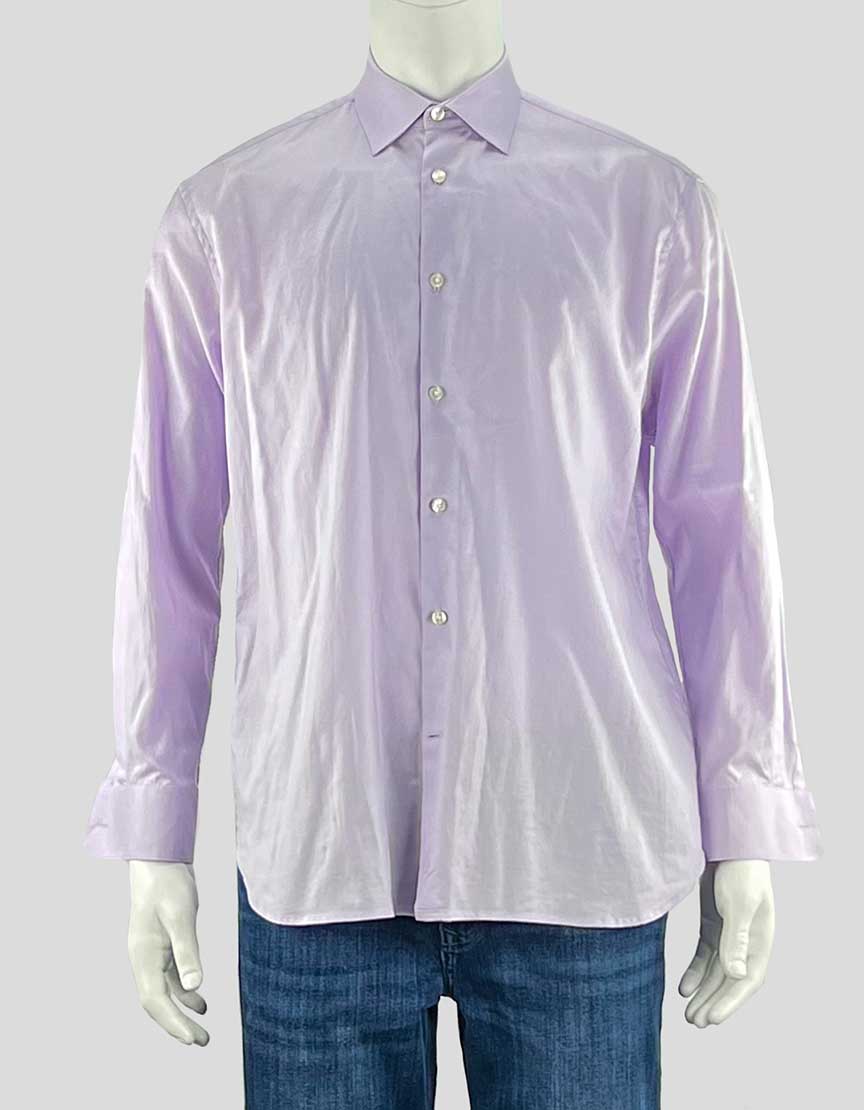 JOHN VARVATOS dress shirt in solid light purple - 16.5 32/33 Slim Fit LuxAnthropy JOHN VARVATOS dress shirt in solid light purple - 16.5 32/33 Slim Fit LuxAnthropy