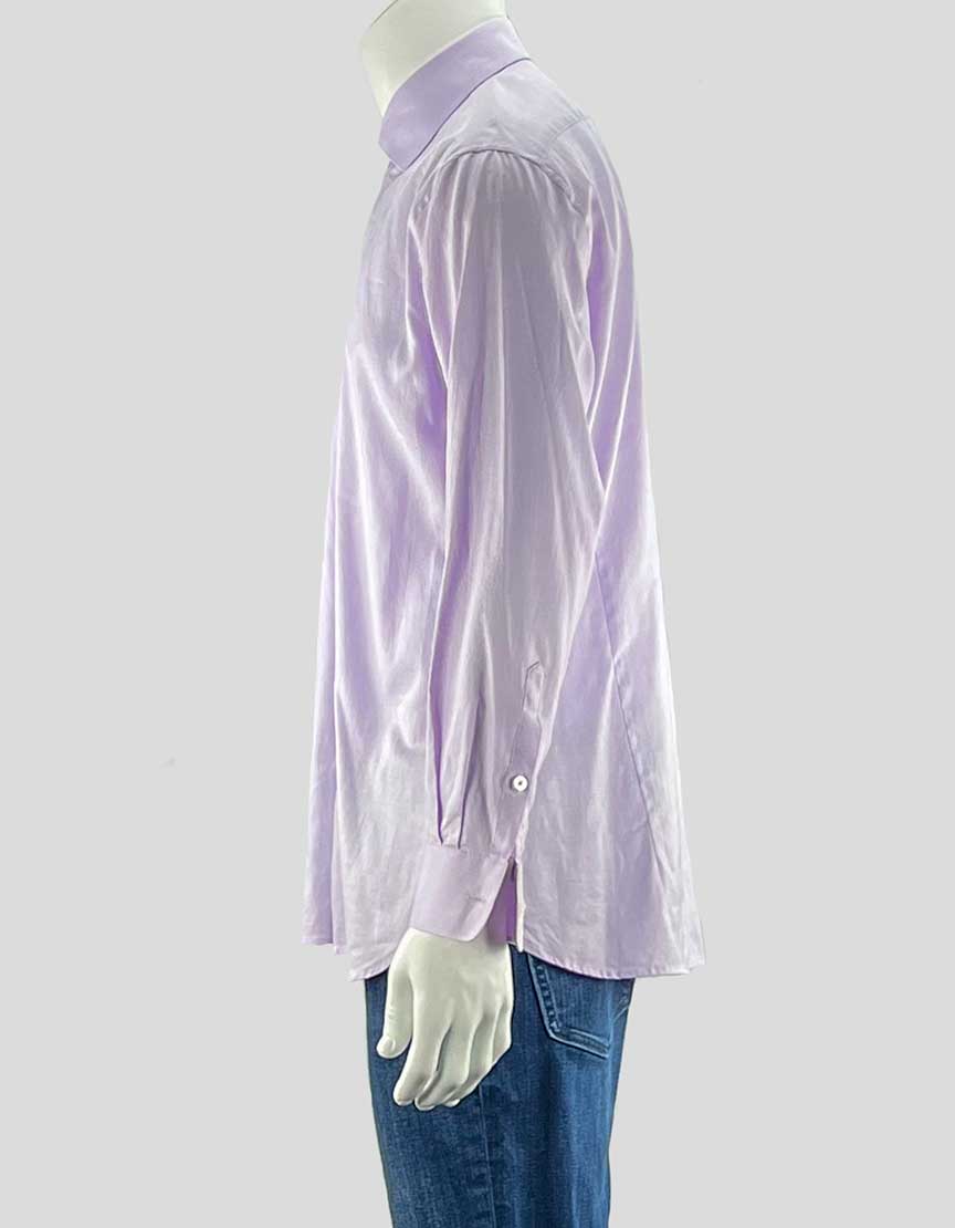 JOHN VARVATOS dress shirt in solid light purple - 16.5 32/33 Slim Fit