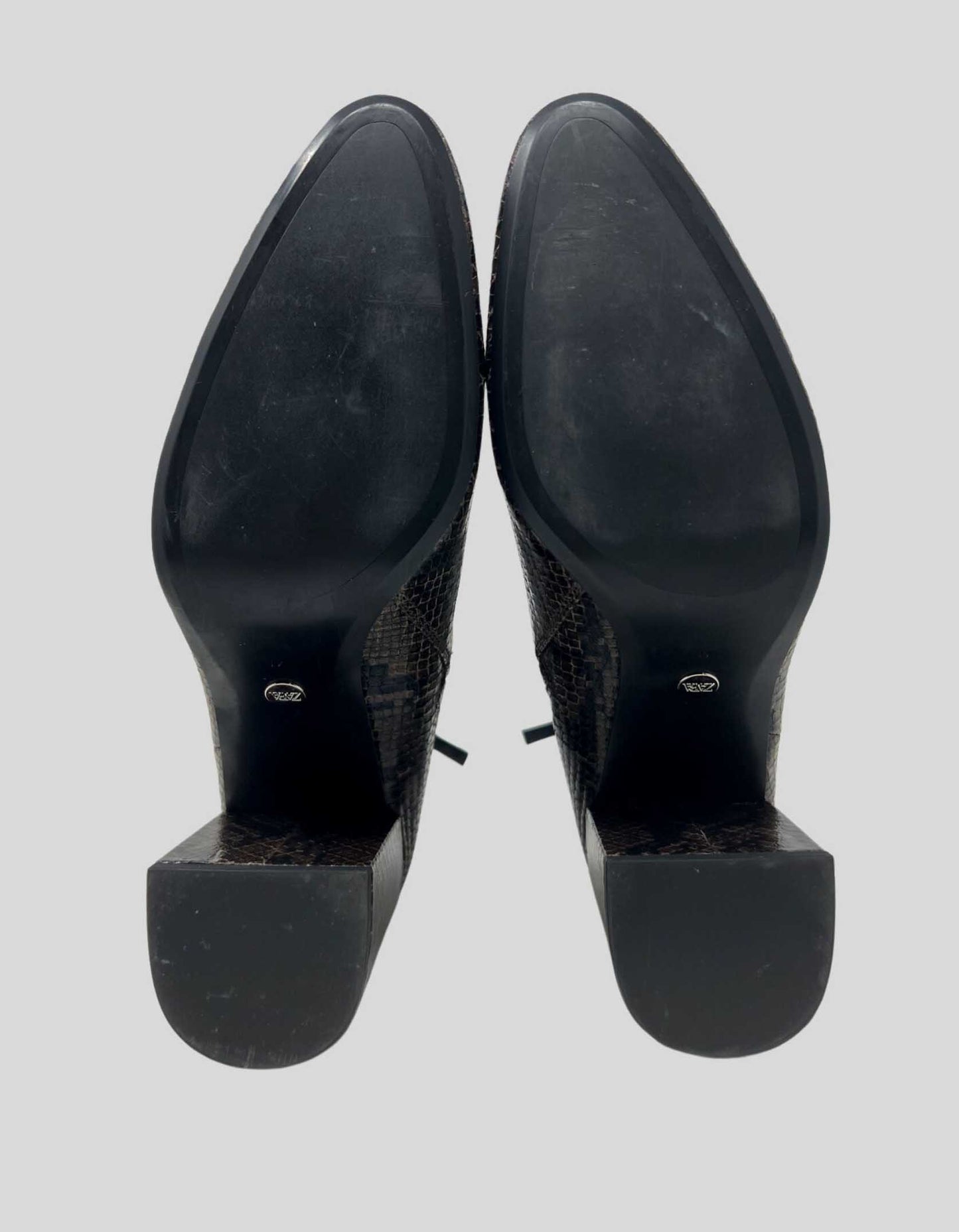 ZARA Python Boots - 41 IT | 11 US