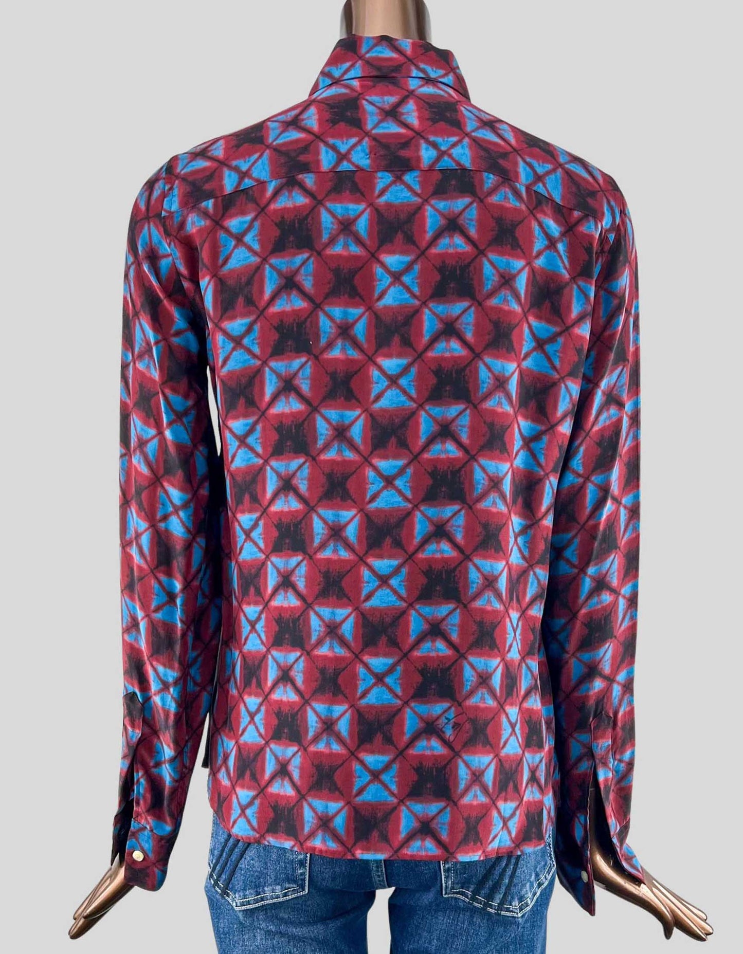 STELLA JEAN Silk Printed Blouse - 6 US | 42 IT