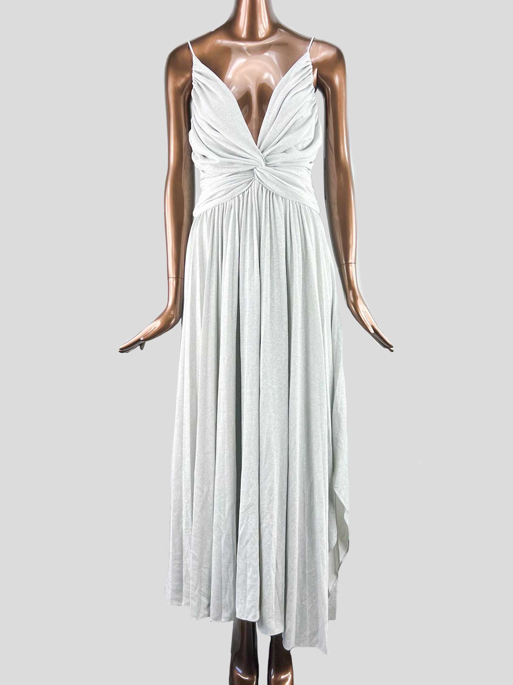 HALSTON Hankerchief Dress w/ Tags - 2 US LuxAnthropy HALSTON Hankerchief Dress w/ Tags - 2 US LuxAnthropy