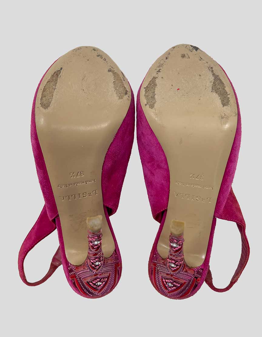 LE SILLA Platform Pumps - 37.5 IT | 7.5 US