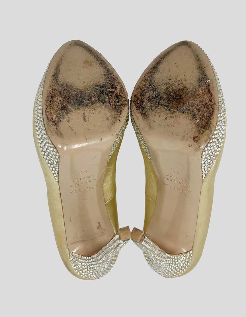 LE SILLA Peep Toe Pumps- 38 IT | 8 US