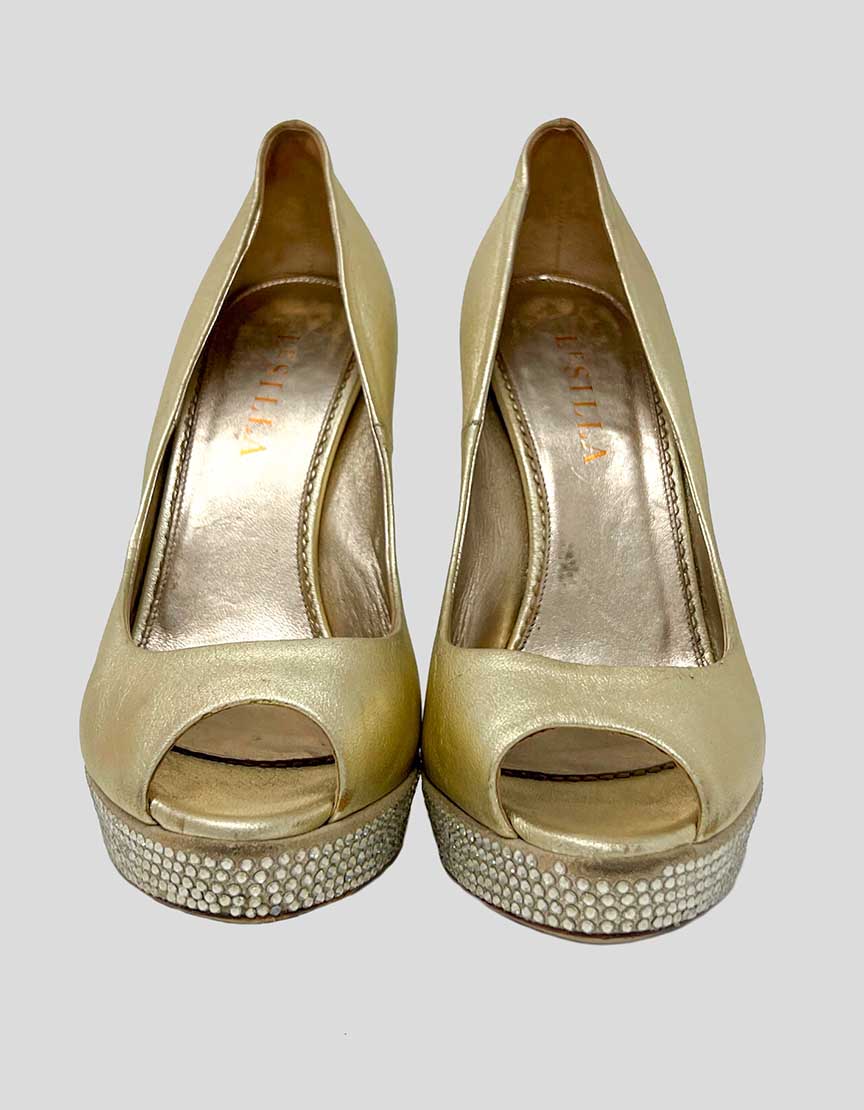LE SILLA Peep Toe Pumps- 38 IT | 8 US
