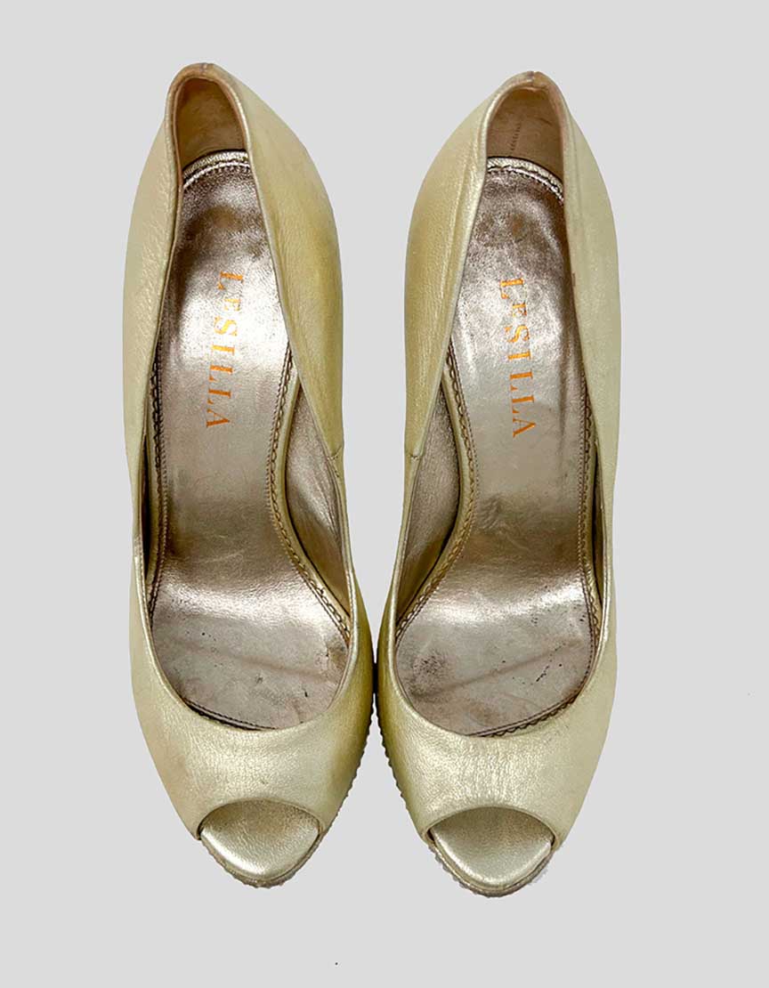 LE SILLA Peep Toe Pumps- 38 IT | 8 US