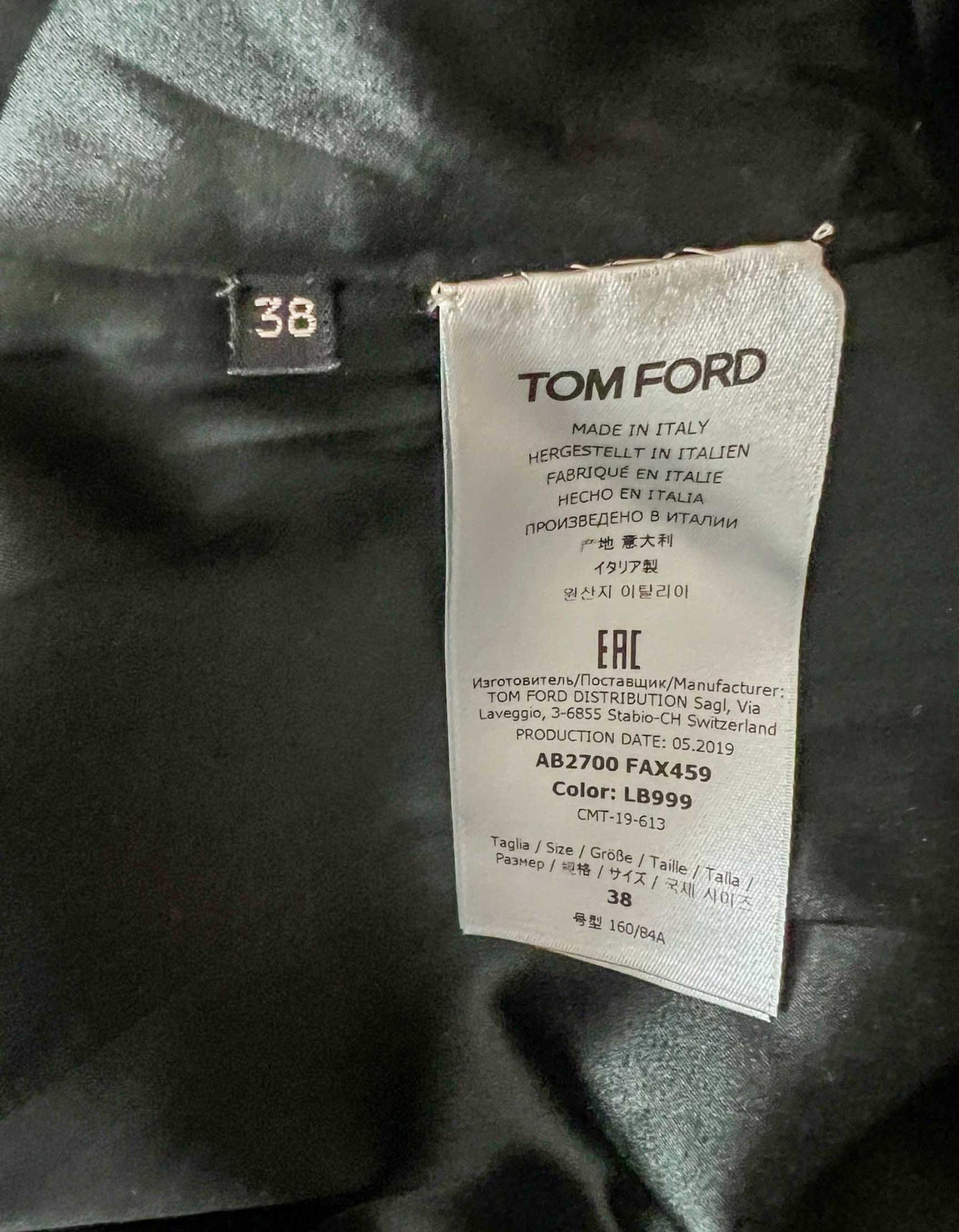TOM FORD One-Shoulder Gown - 38 IT | 2 US | Small