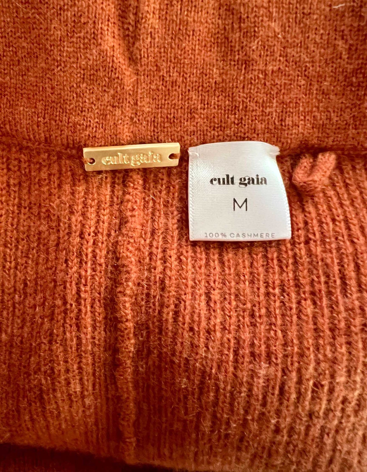 CULT GAIA Cashmere Knit Pull-On Ankle High Waist Pants - Medium