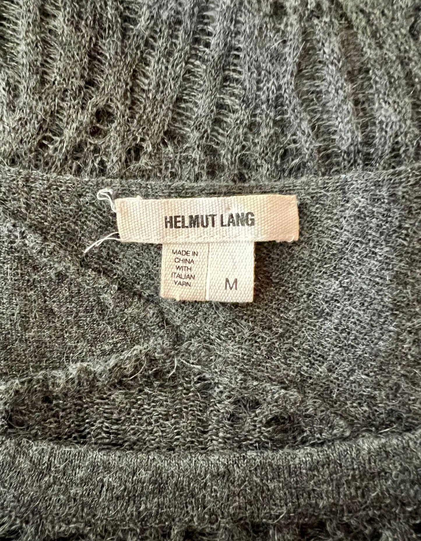 HELMUT LANG Wool Mini Dress - Medium