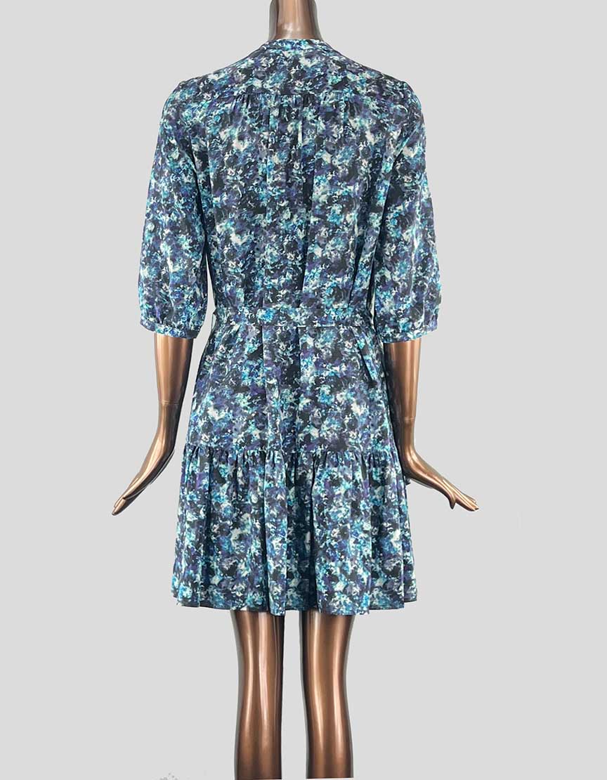 SALONI silk mini dress - 4 US