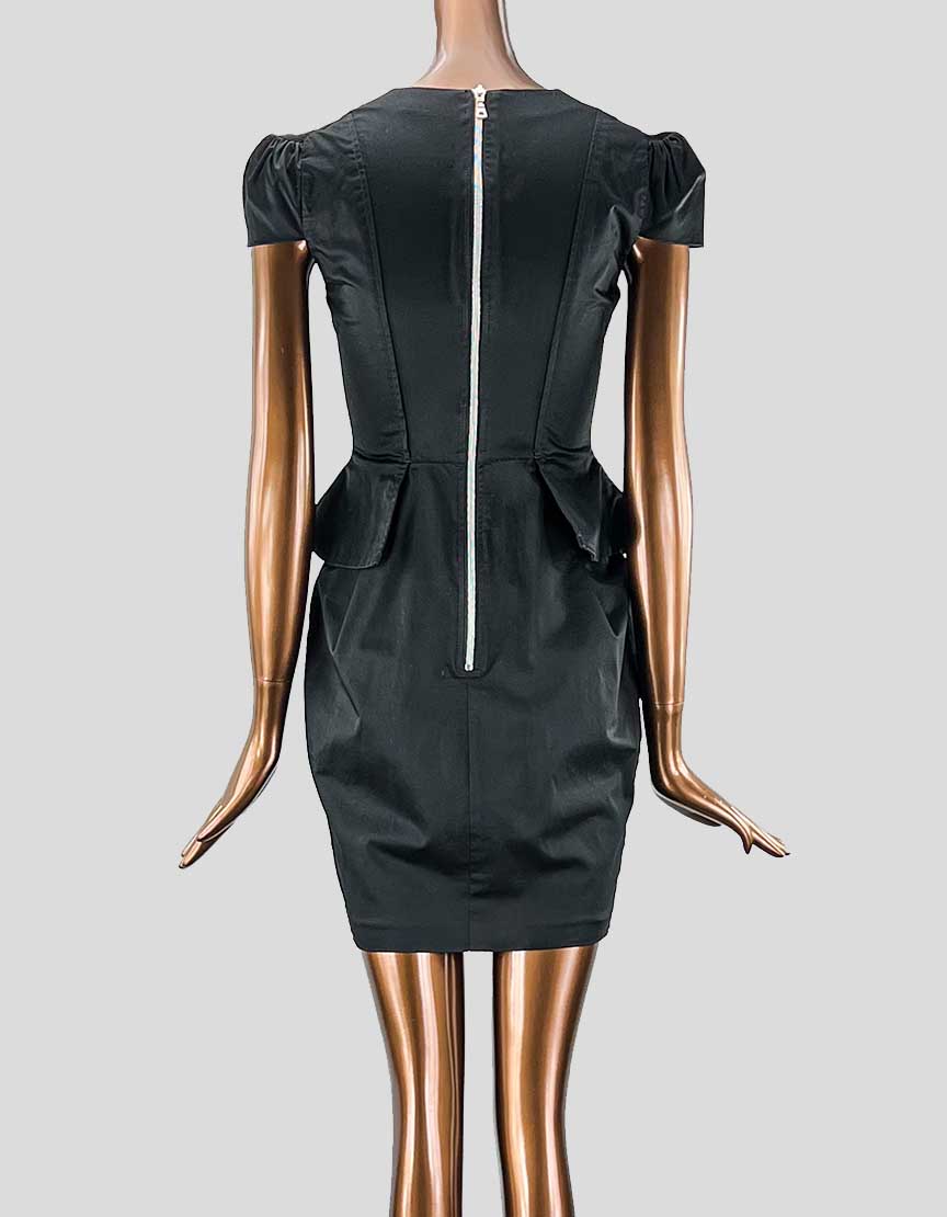 ALEXANDER McQUEEN V-Neck Mini Dress - 40 IT | 4 US