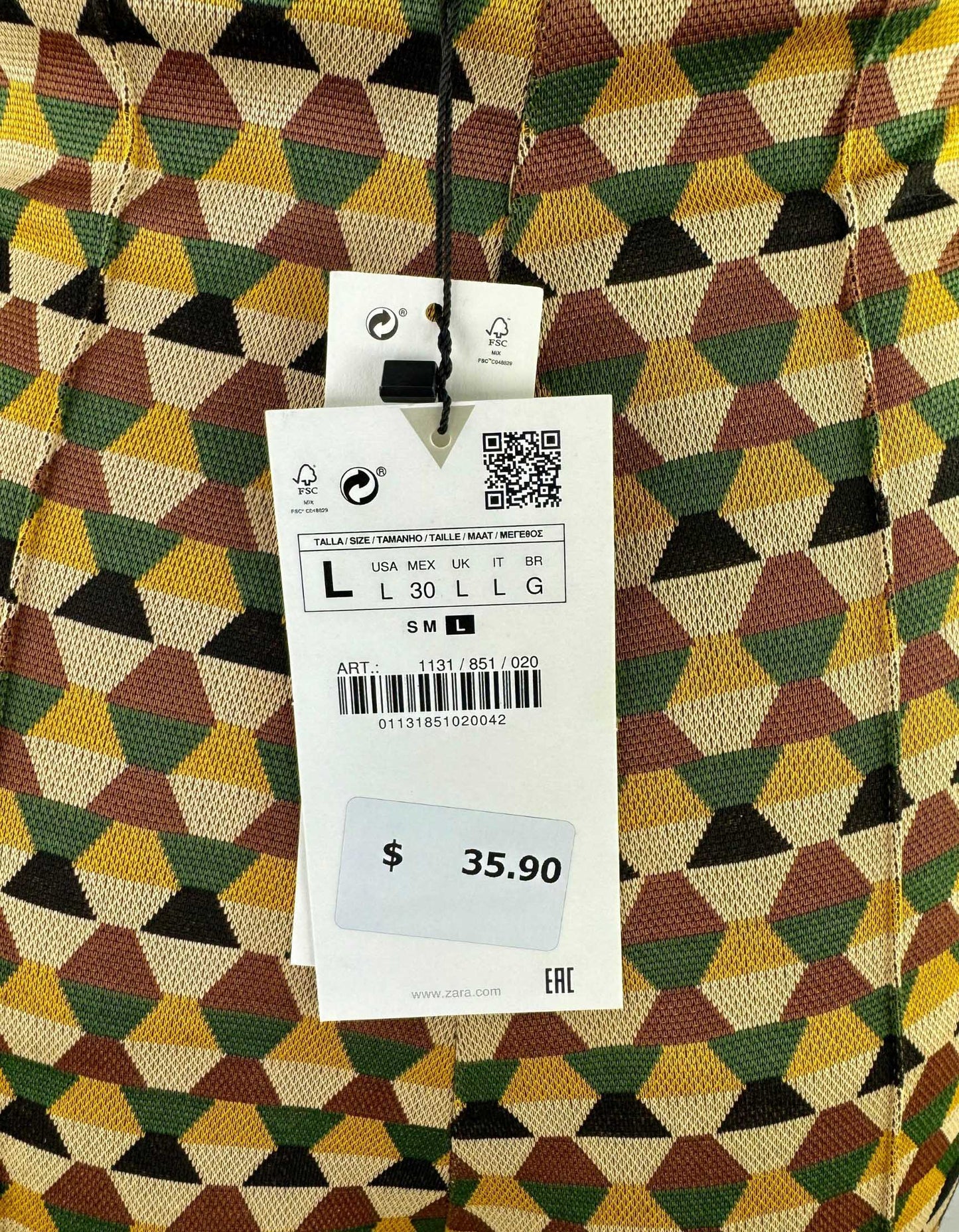 ZARA Flare High-waist pants w/ Tags - Large