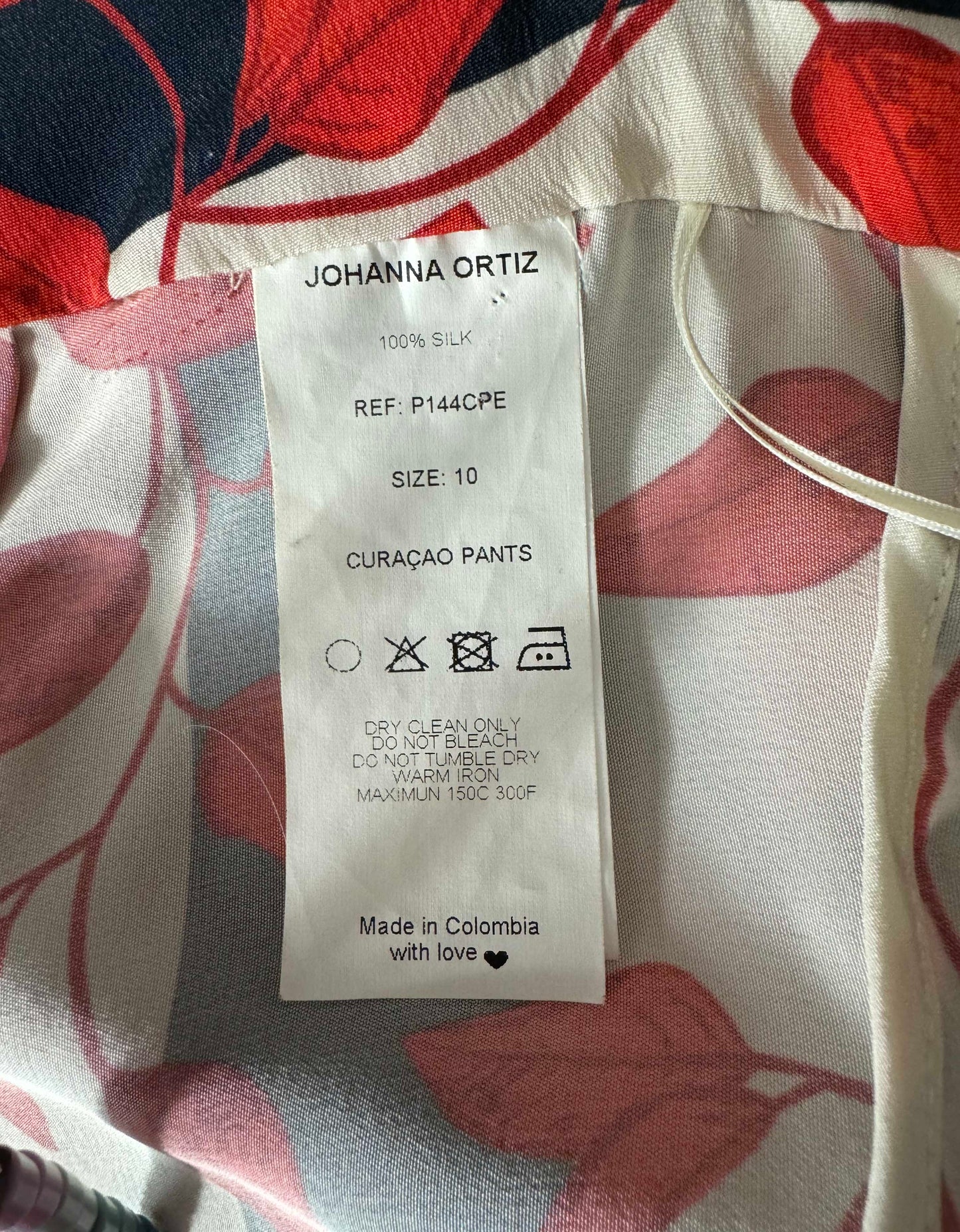 JOHANNA ORTIZ Leaf Print Wide Leg Pants w/ Tags - 10 US