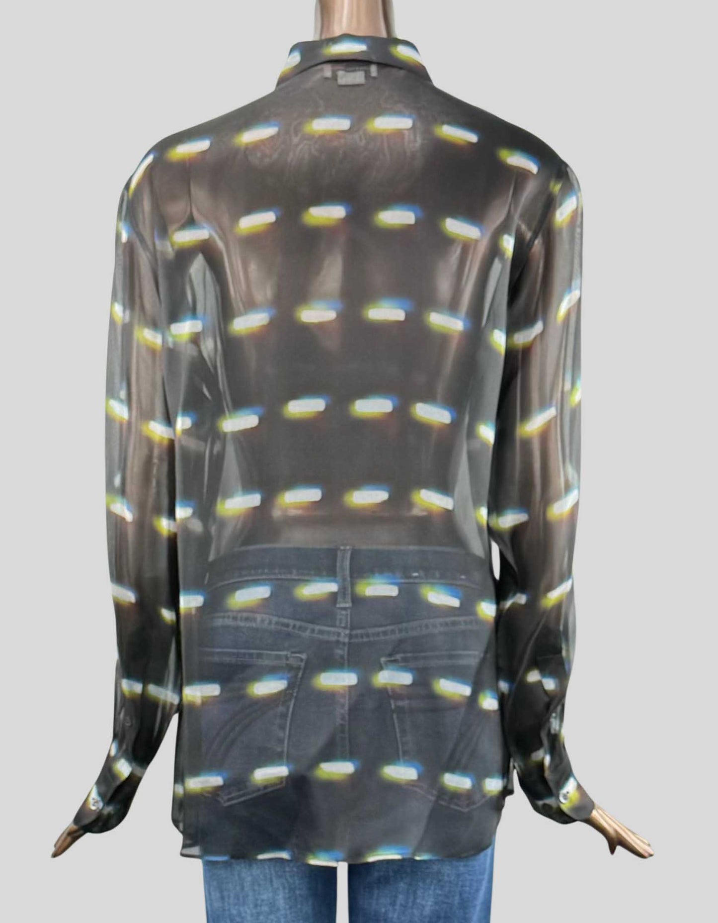 DRIES VAN NOTEN Silk Striped Blouse - S | 4 US | 36 IT