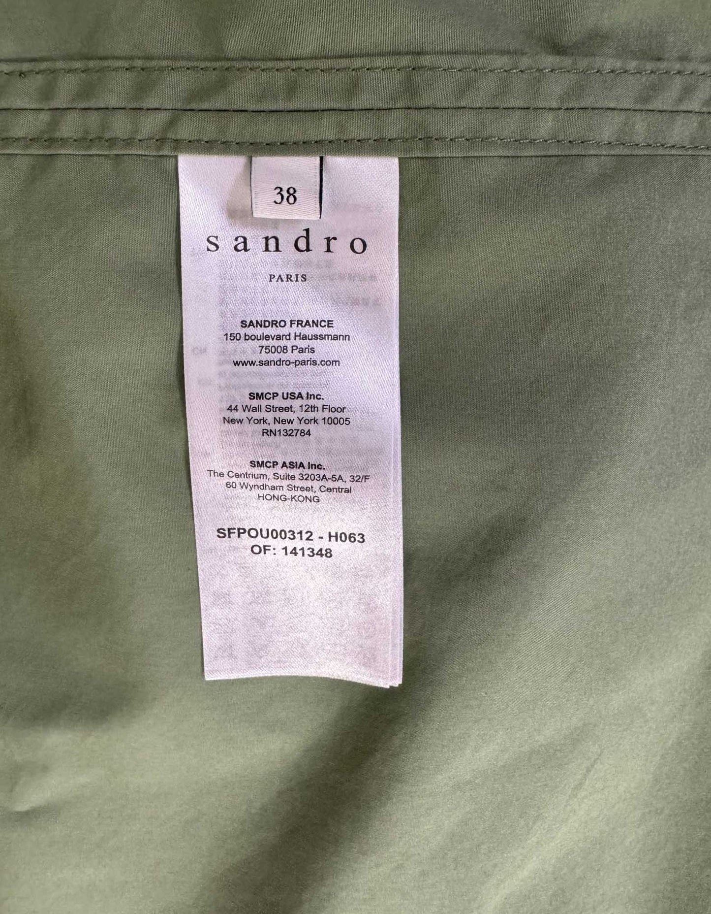 SANDRO Trench Coat - 38 FR | 6 US