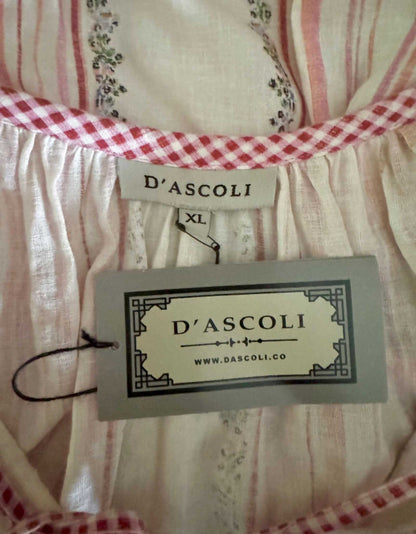 D'ASCOLI Printed Midi Length Dress w/ Tags - X-Large