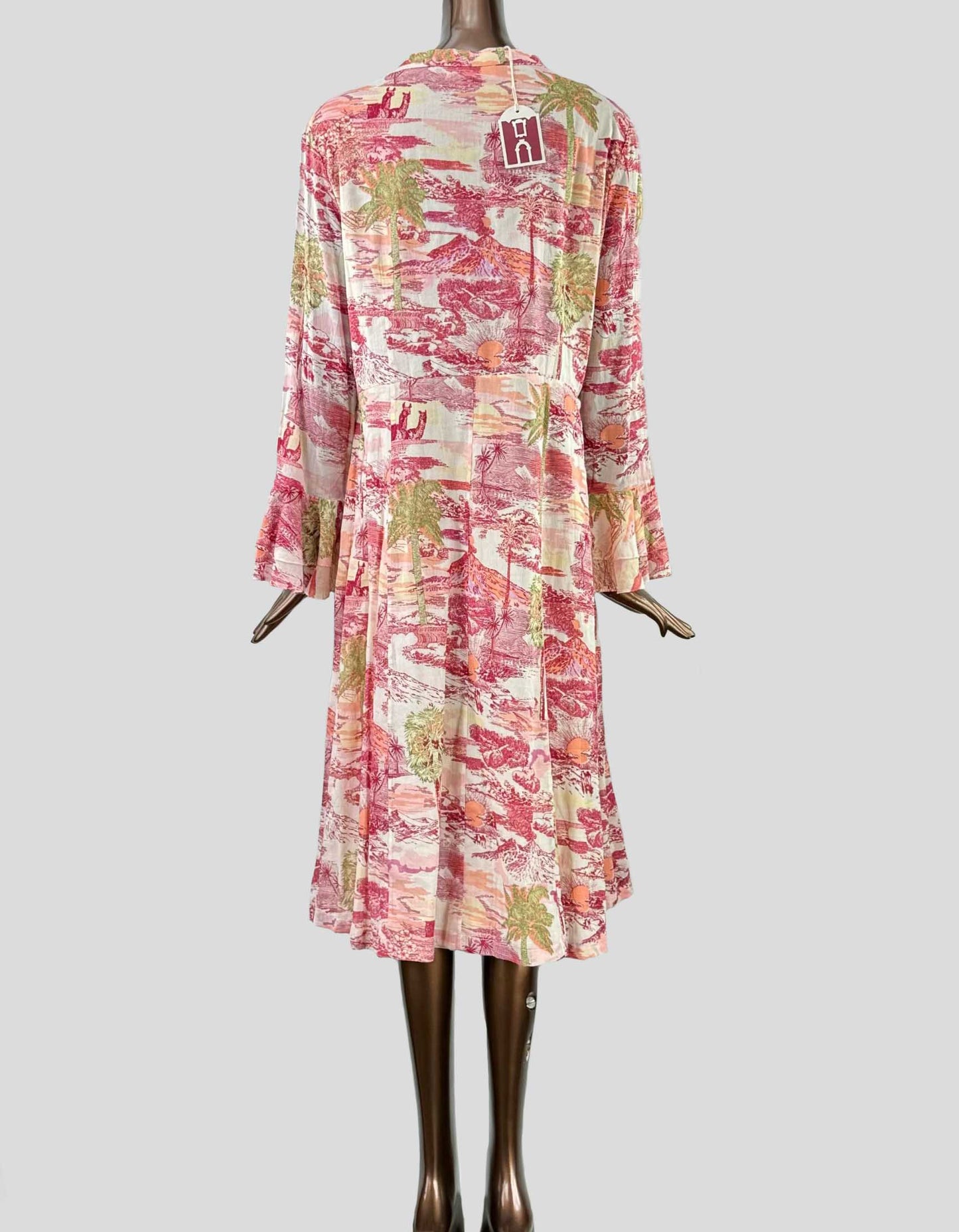 EMPORIO SIRENEUSE Floral Print Long Dress w/ Tags - 48 IT | 12 US