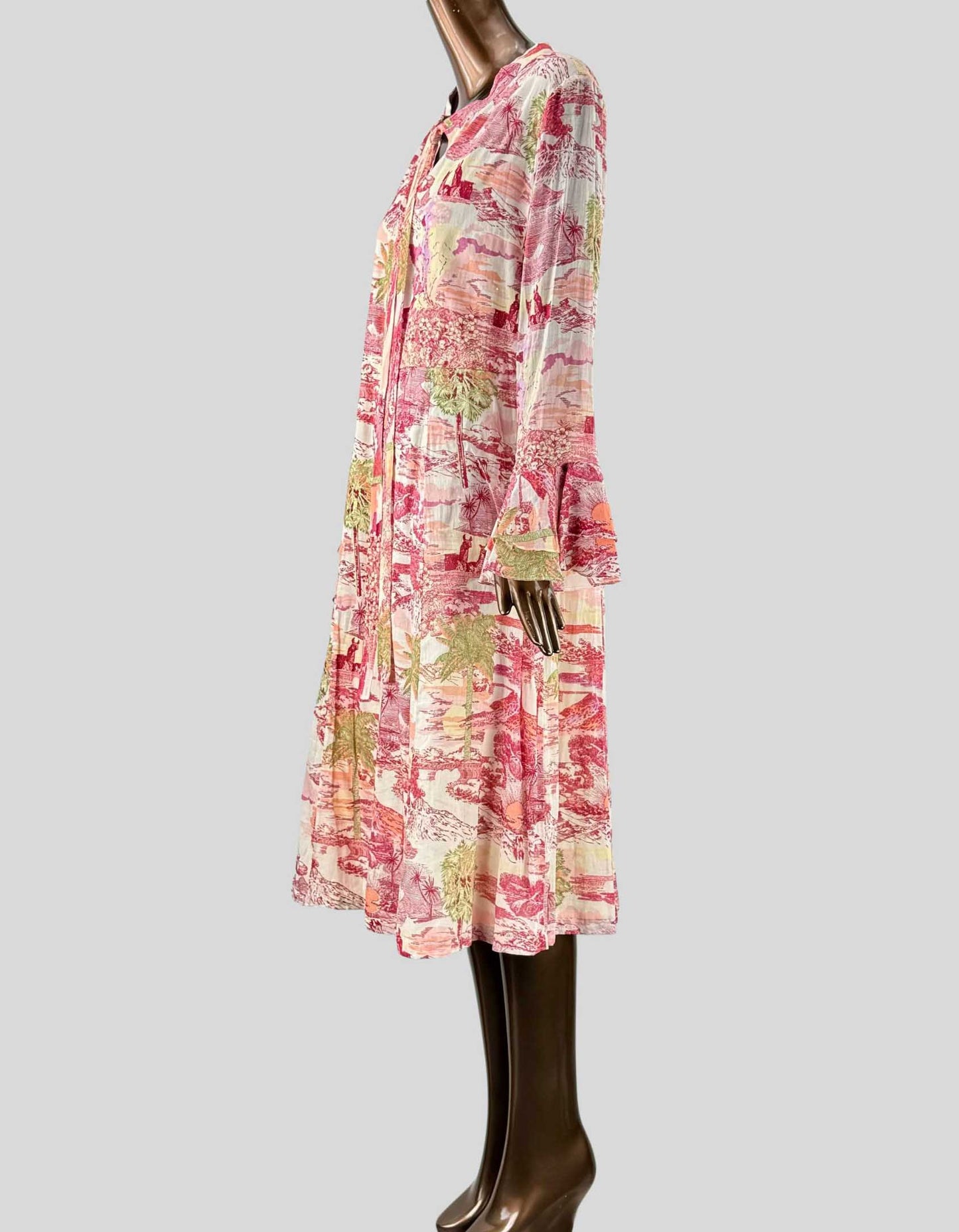 EMPORIO SIRENEUSE Floral Print Long Dress w/ Tags - 48 IT | 12 US