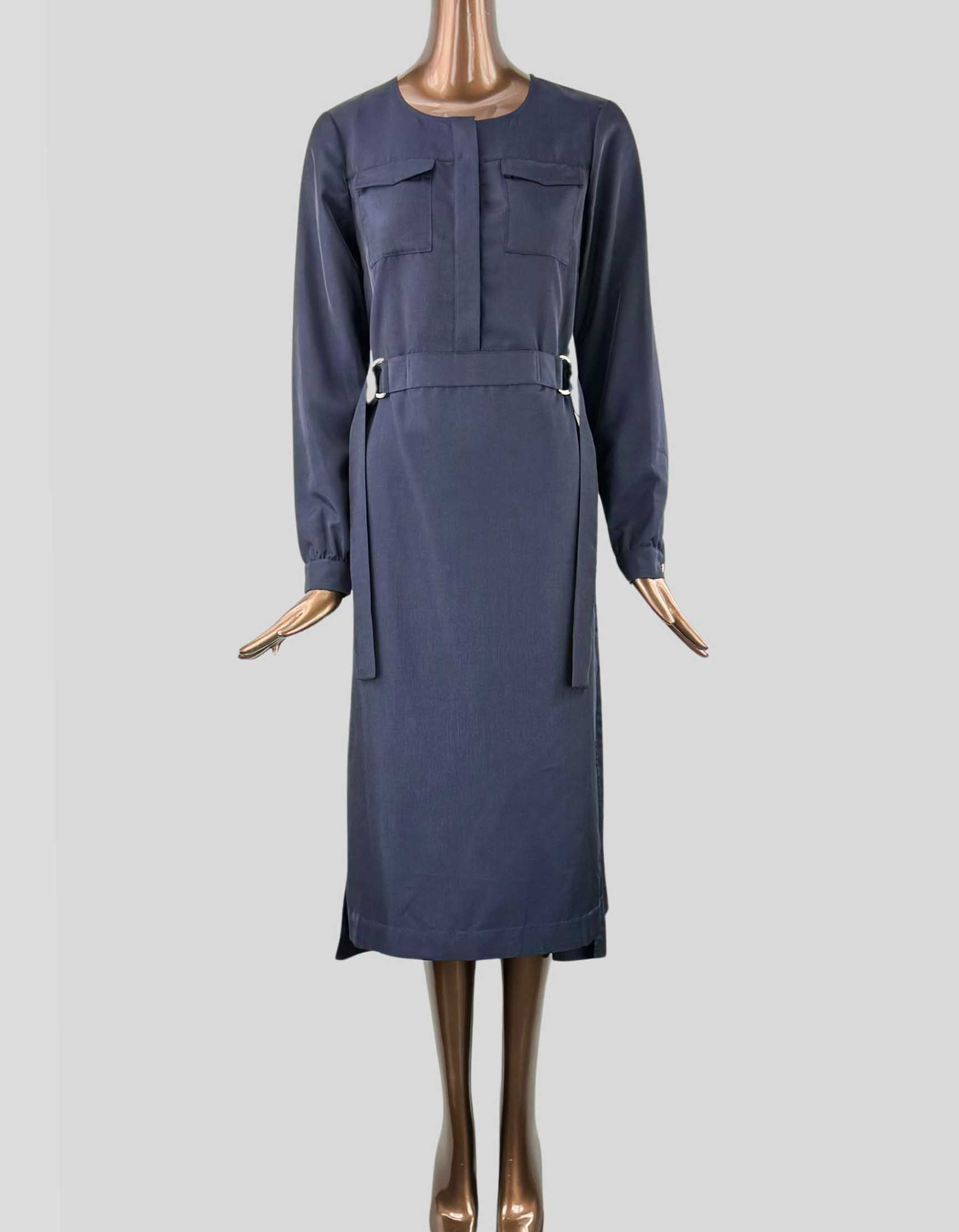 TED BAKER Amina Long Sleeve Utility Midi Dress w/ Tags - 2 | 6 US LuxAnthropy TED BAKER Amina Long Sleeve Utility Midi Dress w/ Tags - 2 | 6 US LuxAnthropy
