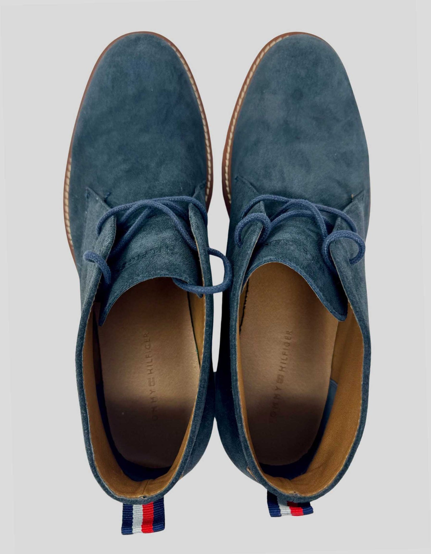 TOMMY HILFIGER Gervis Blue Suede Chukka Boots w/ Tags - 11 M US