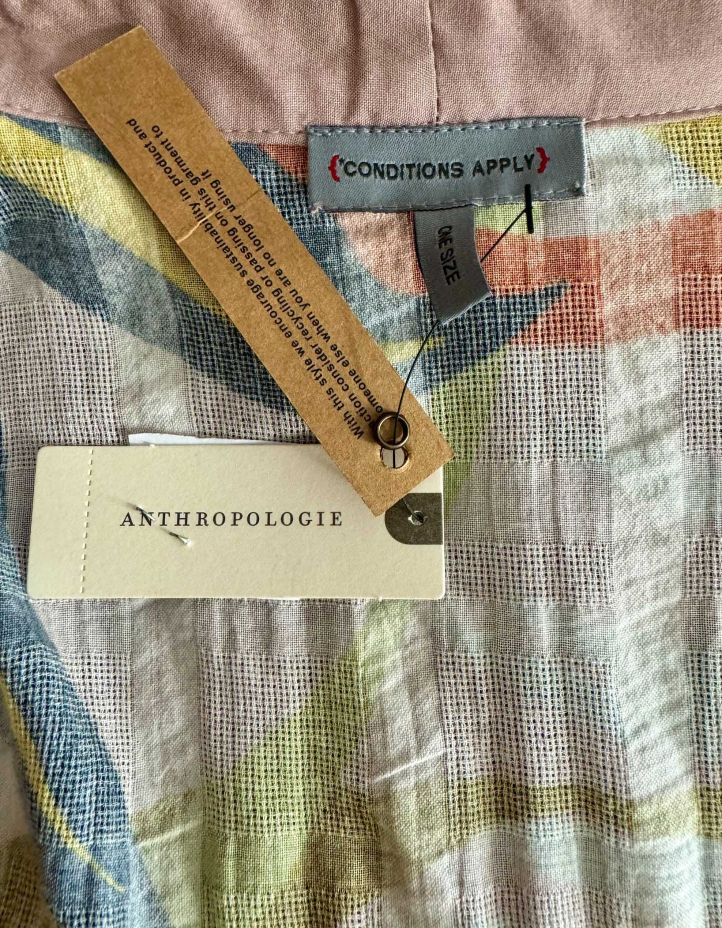 ANTHROPOLOGIE Conditions Apply Kimono Cover-Up w/ Tags - One Size