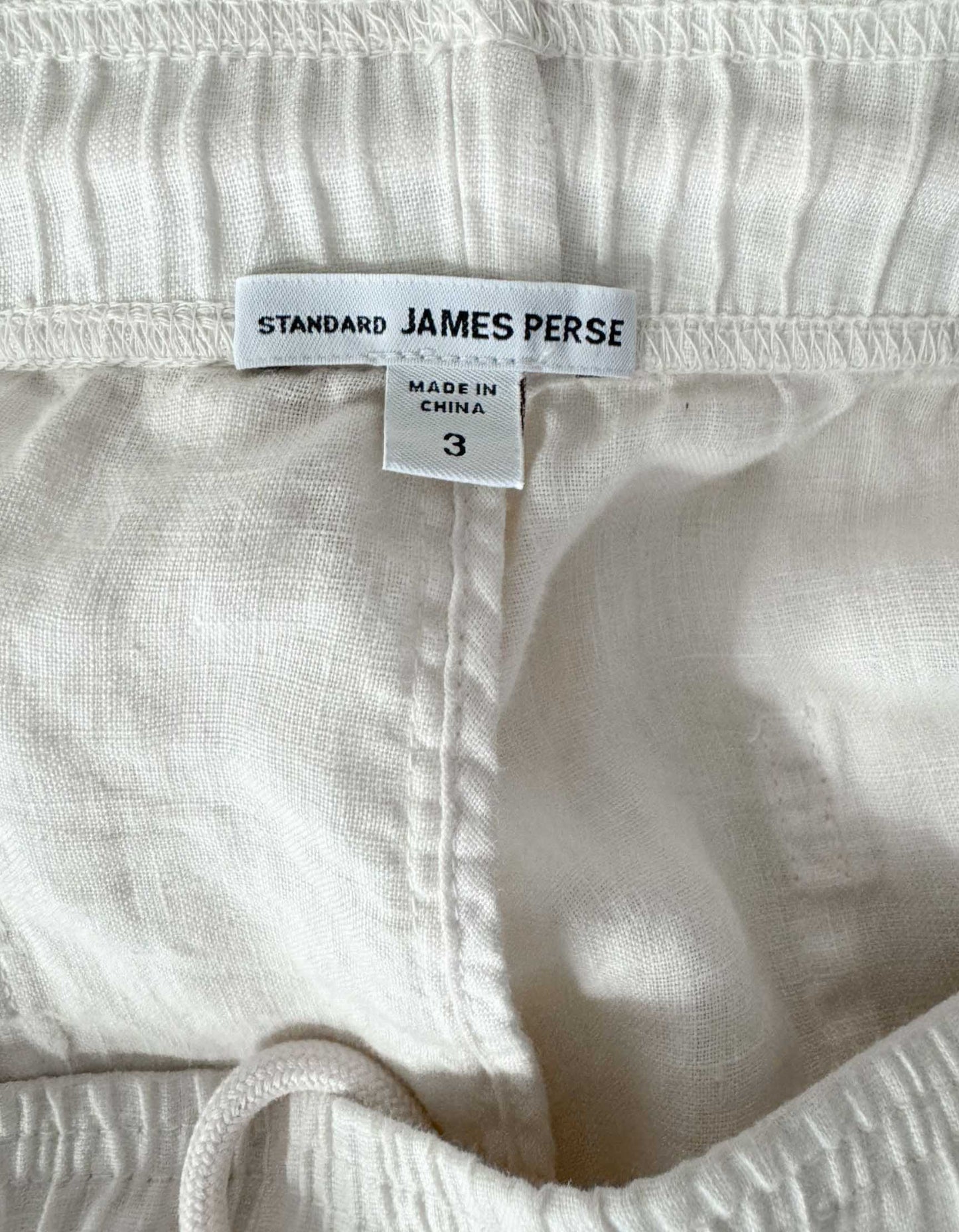 JAMES PERSE Relaxed Linen Pants - 3 | Large