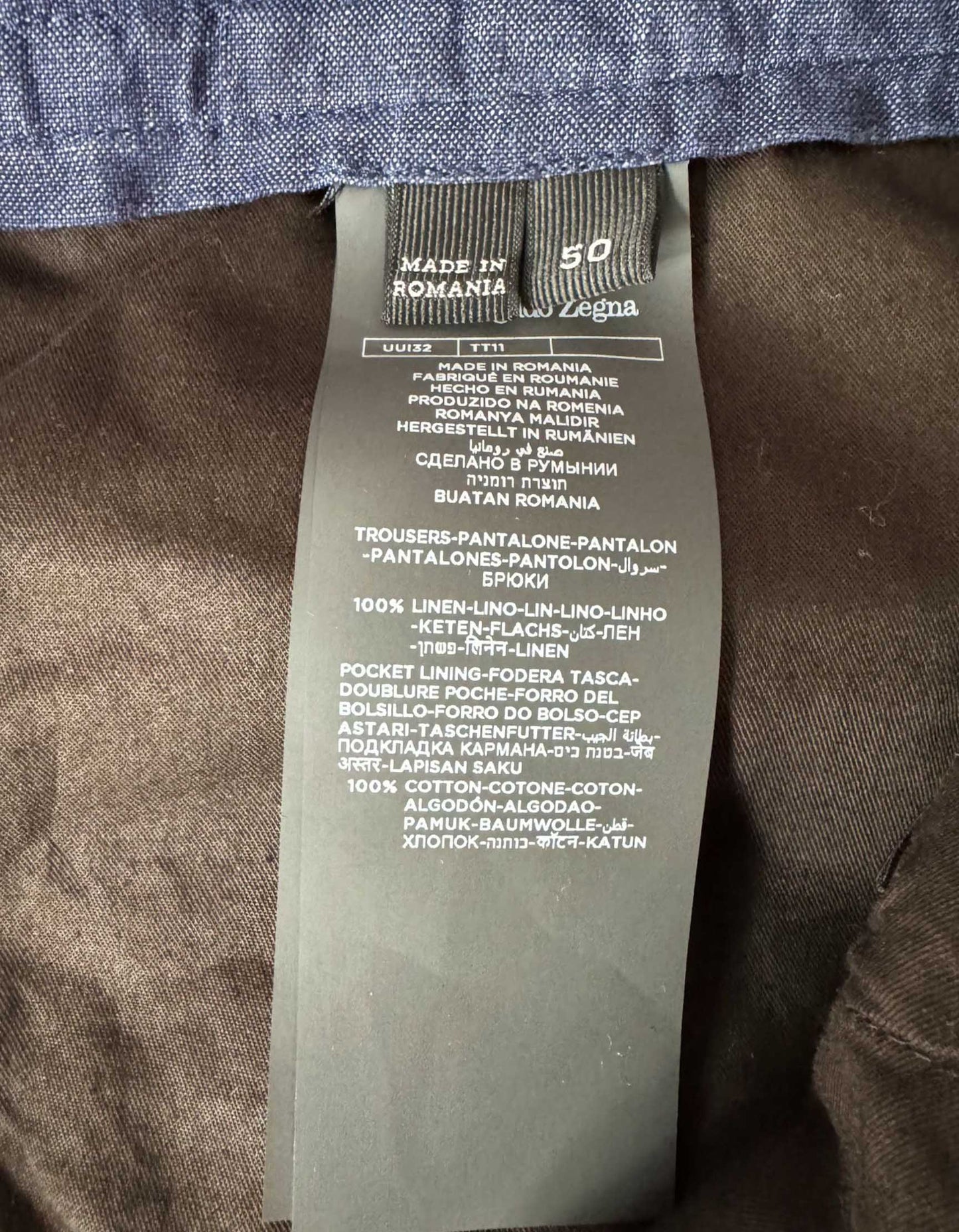 ERMENEGILDO ZEGNA - 50 EU | 34R US