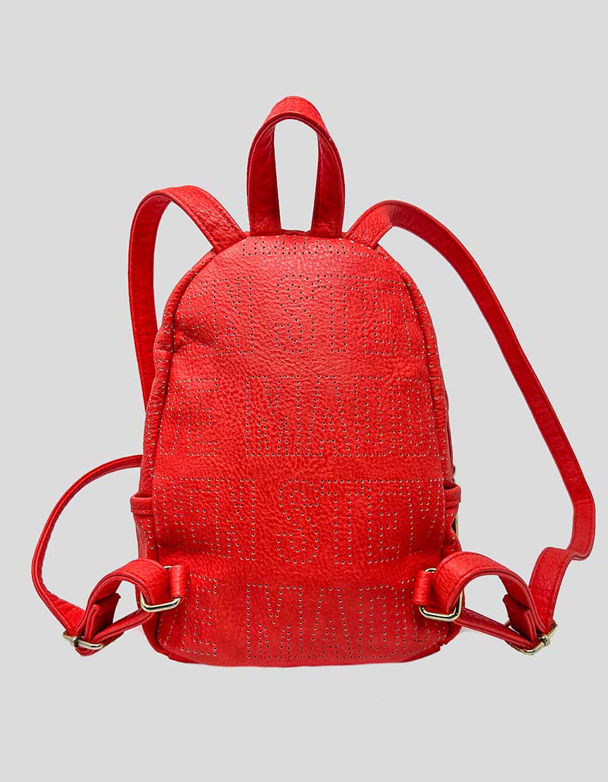 STEVE MADDEN coral leather mini backpack