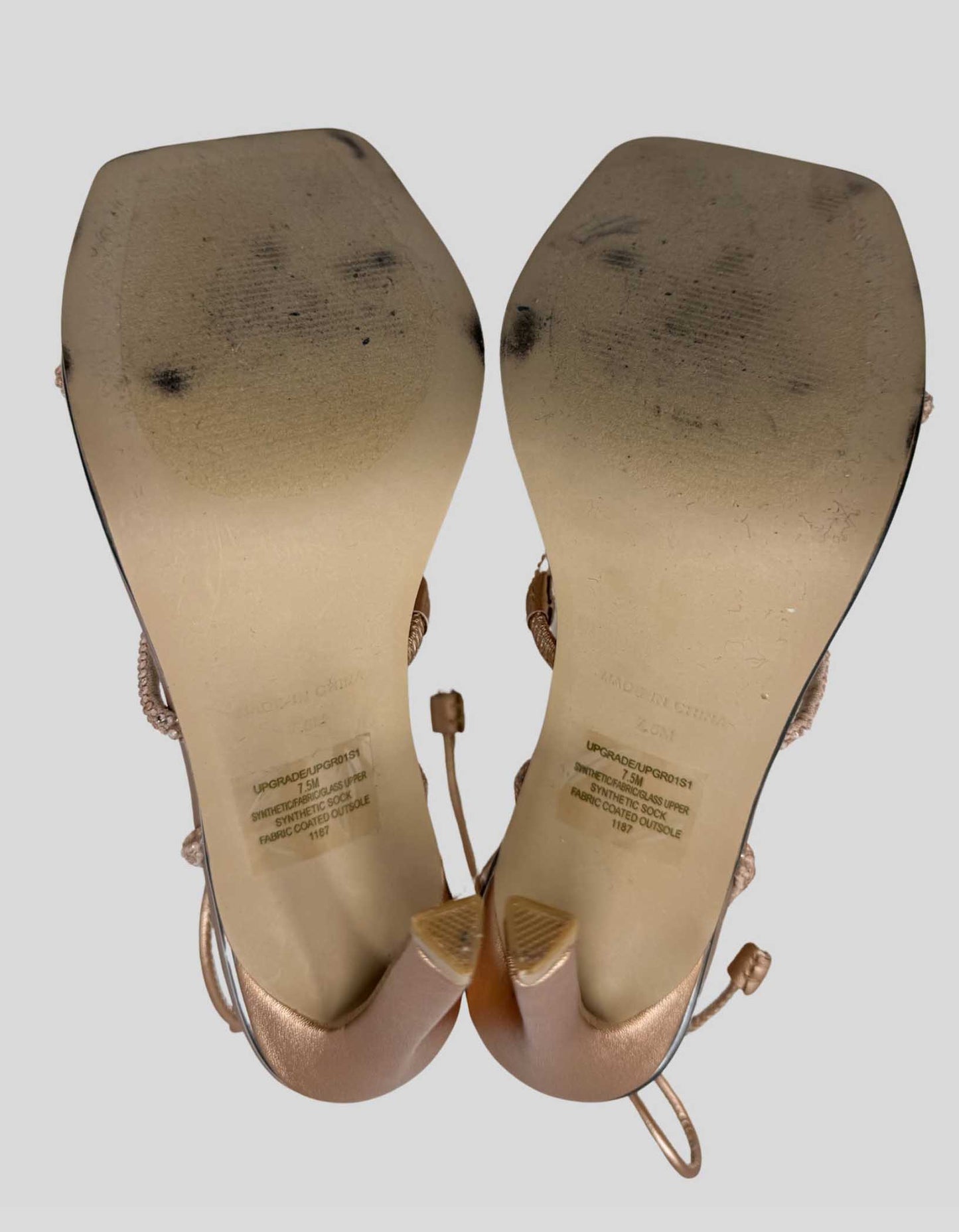 STEVE MADDEN Ankle Tie Heels - 7.5 US