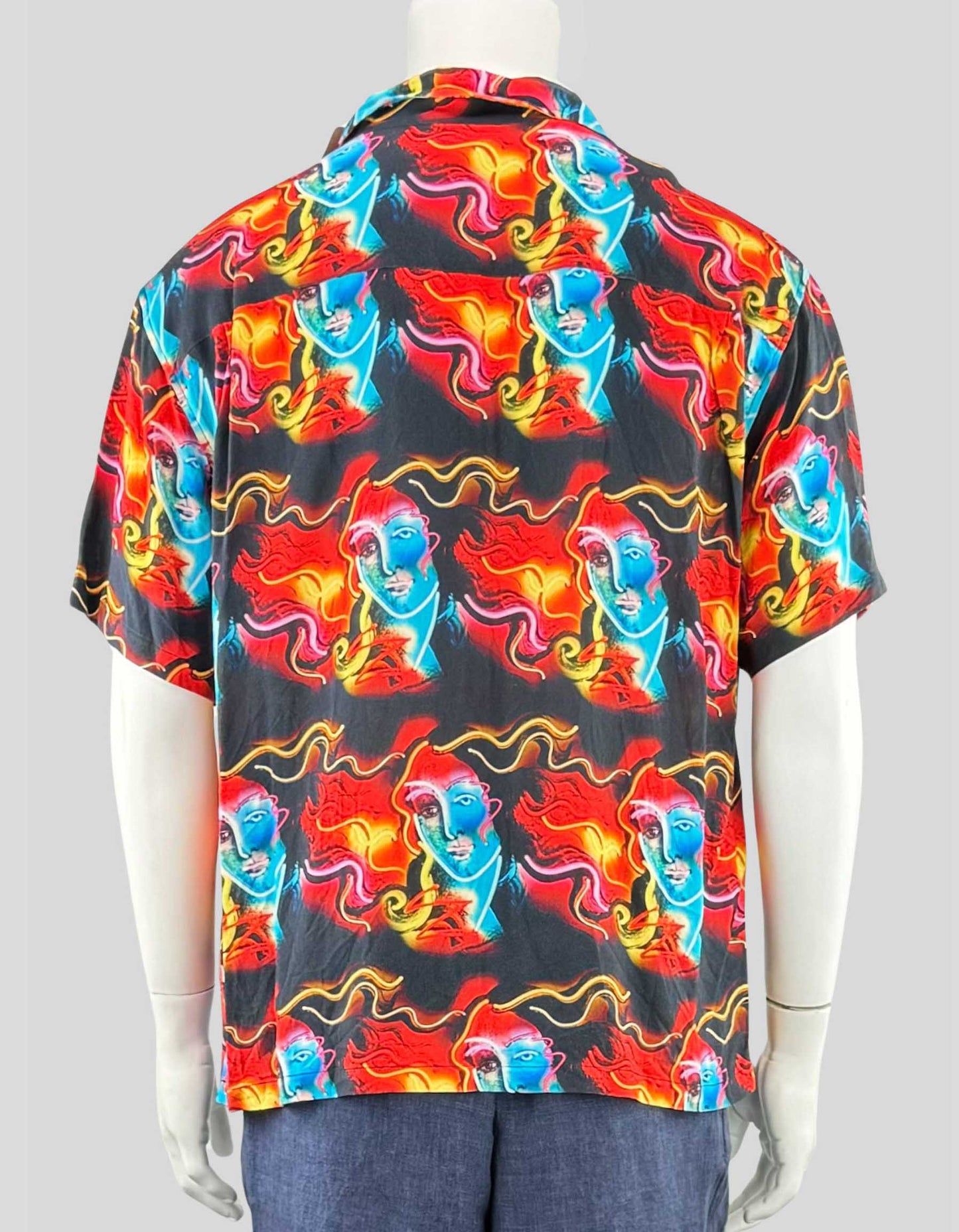 STÜSSY Printed Short Sleeve Shirt w/ Tags - Medium