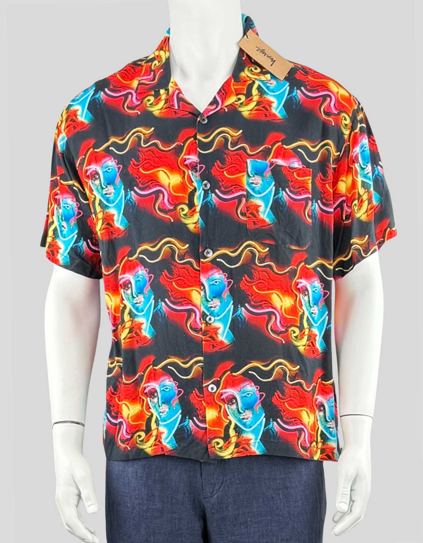 STÜSSY Printed Short Sleeve Shirt