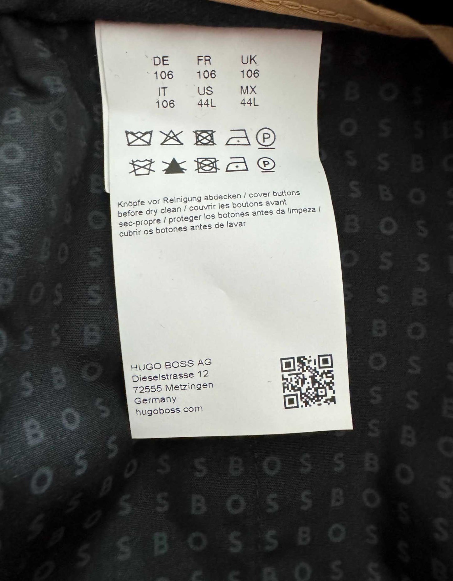 BOSS Suit Pants - 44L US