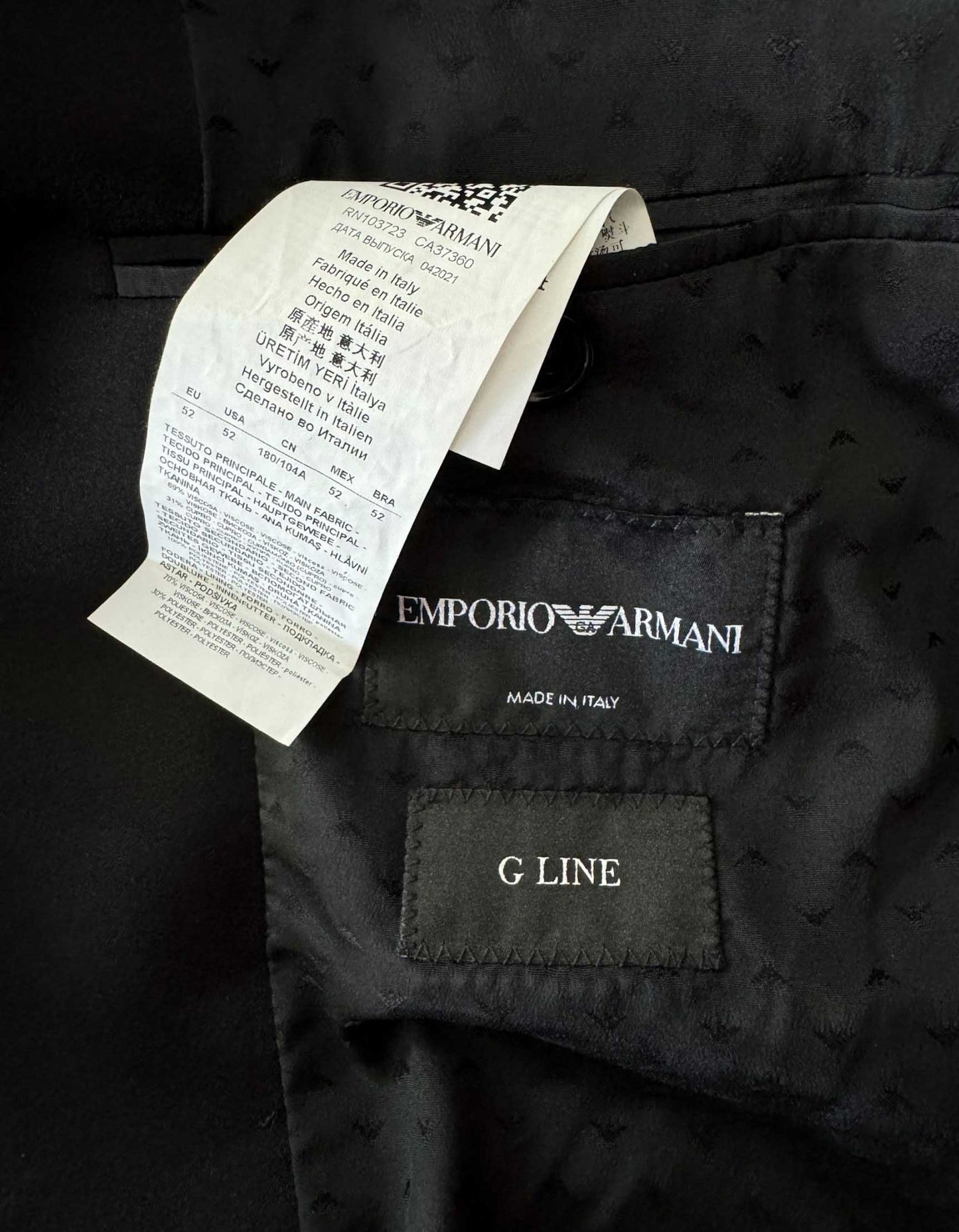 GIORGIO ARMANI Velvet Dinner Jacket w/ Tags - 42R US | 52R EU
