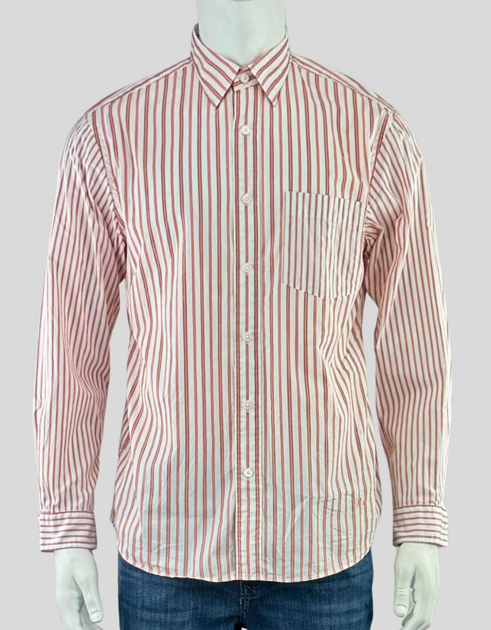 uniqlo dress shirts UNIQLO x JW ANDERSON Striped Oxford Shirt