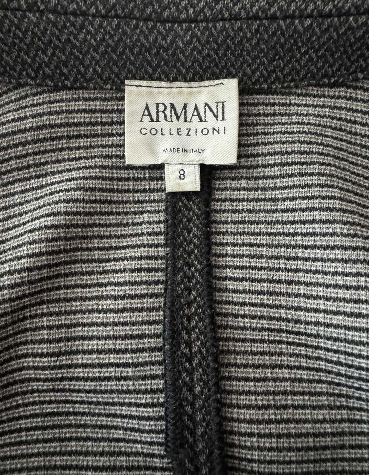ARMANI COLLEZIONI Knit Blazer - 8 US | 44 IT