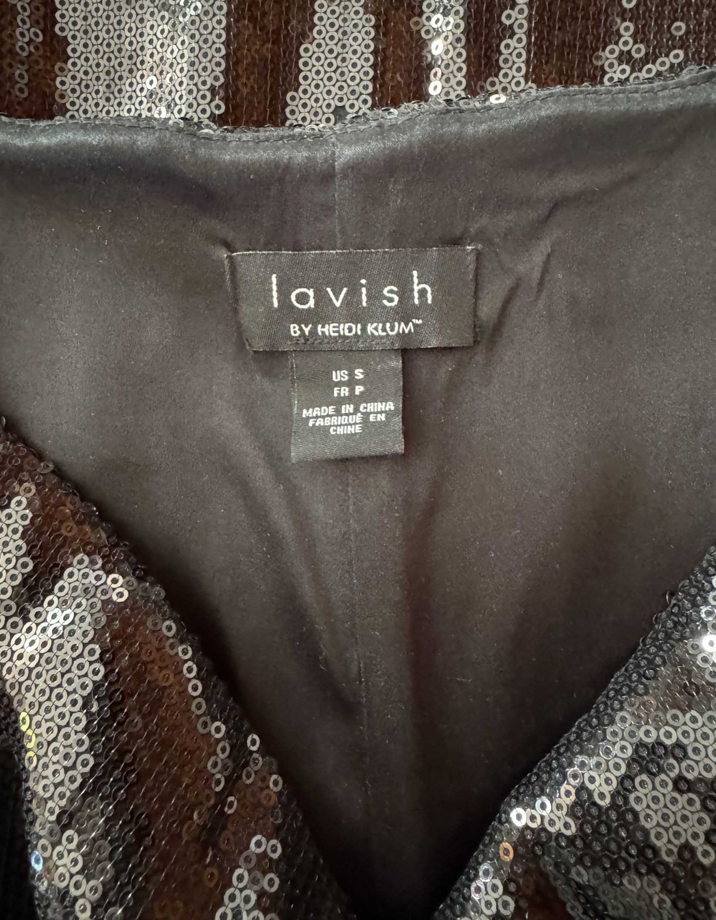 LAVISH by HEIDI KLUM Maternity Sequin Mini Dress - Small