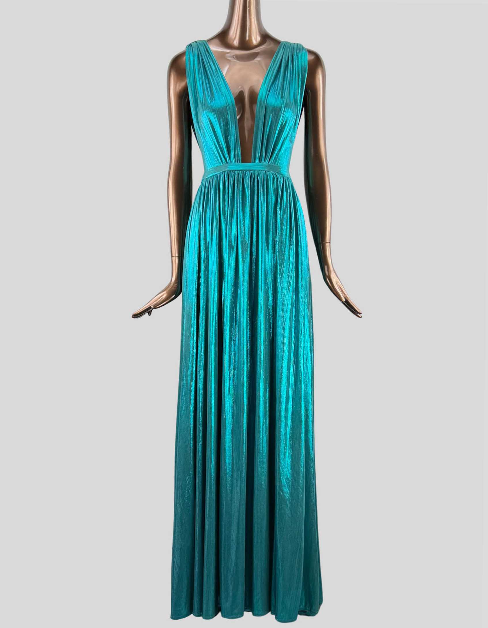BRONX & BANCO V-Neck Long Dress - Large LuxAnthropy BRONX & BANCO V-Neck Long Dress - Large LuxAnthropy
