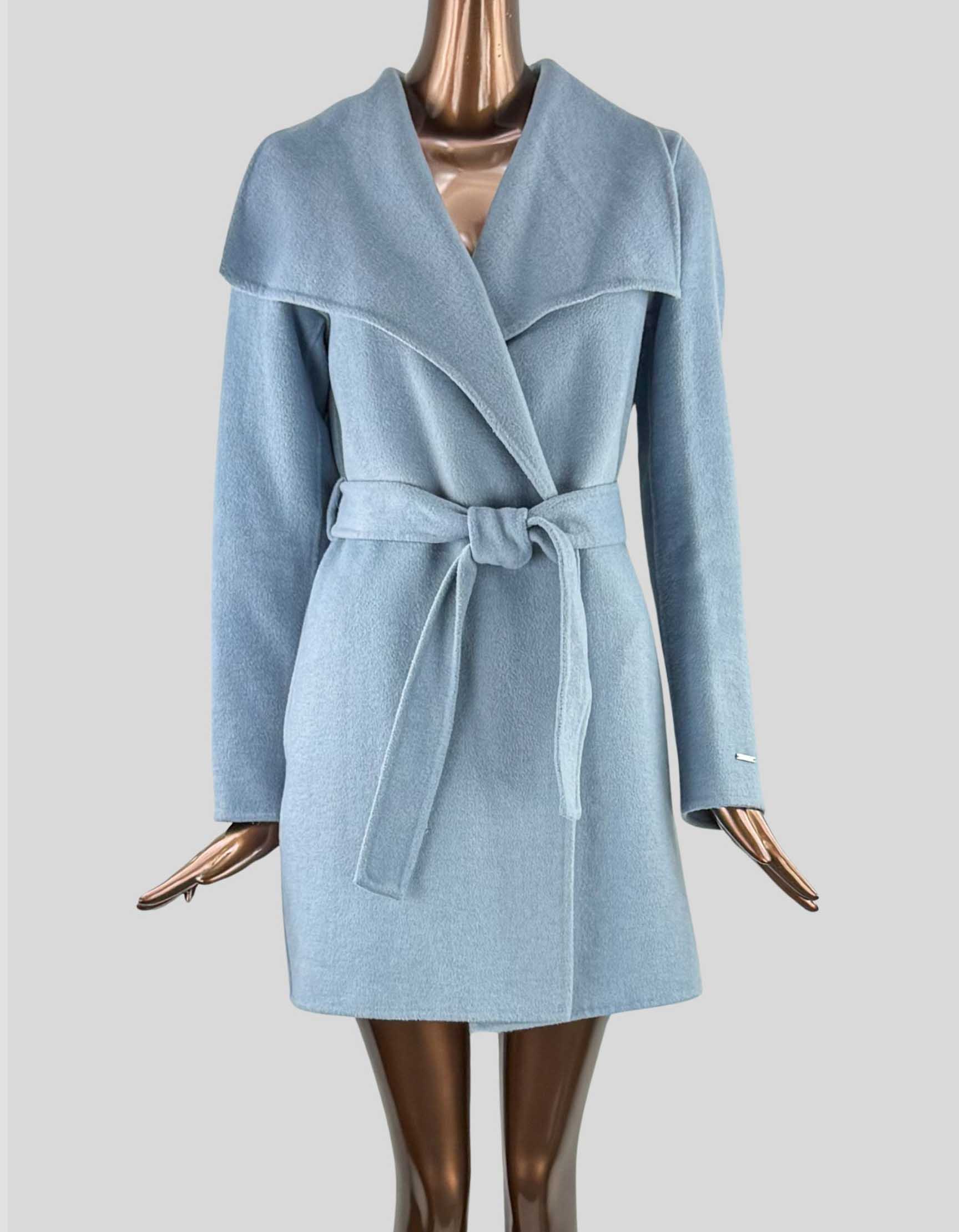 TAHARI Wool Wrap Coat Small – LuxAnthropy