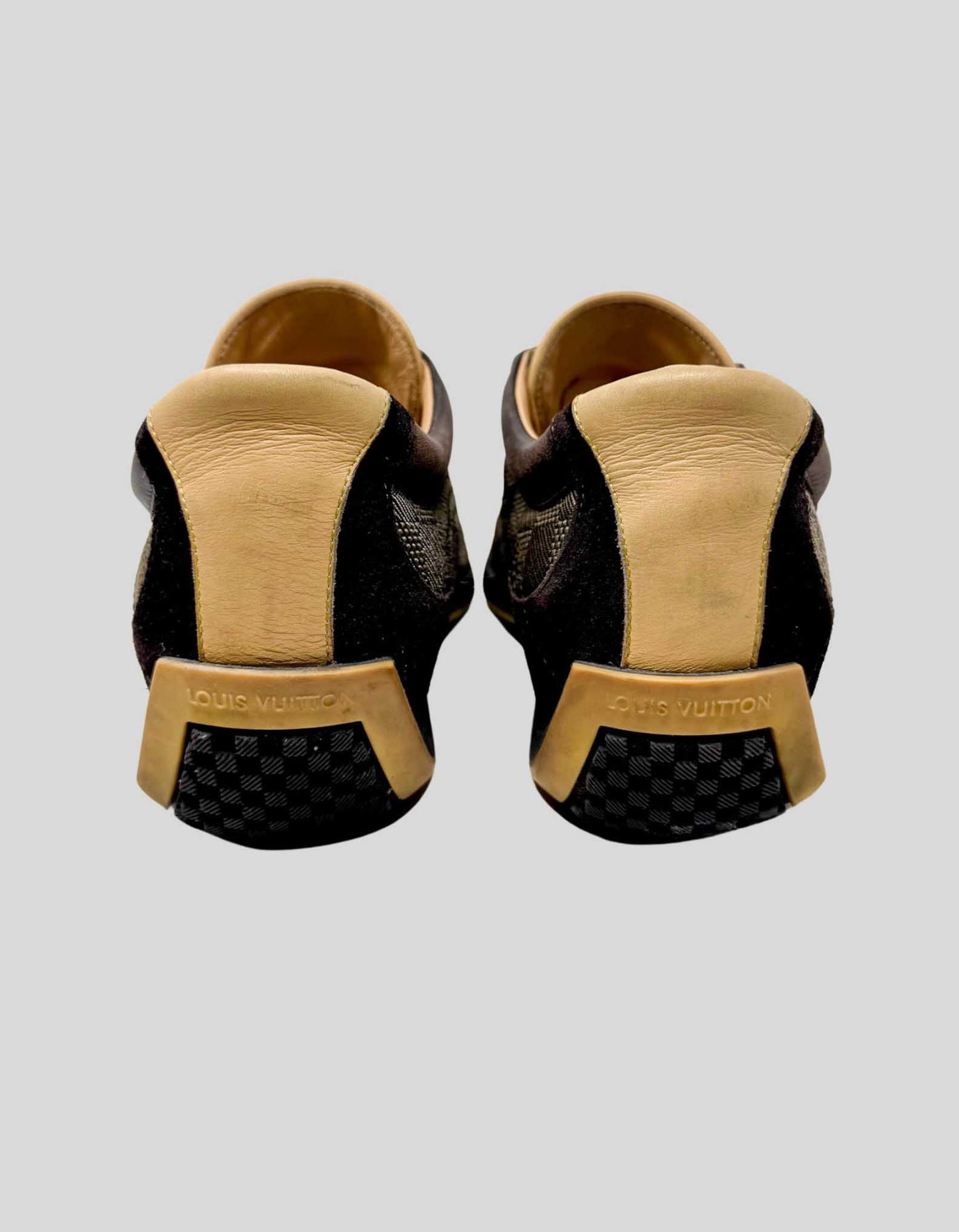 LOUIS VUITTON Monogram Low Top Sneakers - 10.5 US