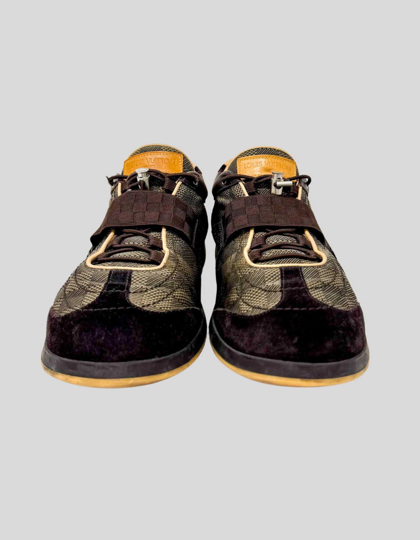 LOUIS VUITTON Monogram Low Top Sneakers - 10.5 US