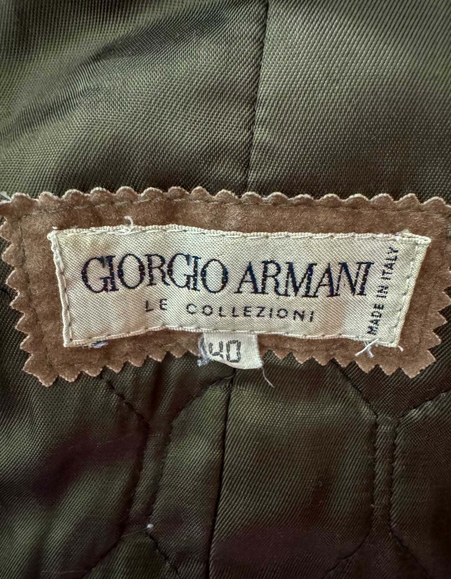 GIORGIO ARMANI Vintage Late 1980's - Early 1990's Trench Coat - 4O US | 50 IT | Large