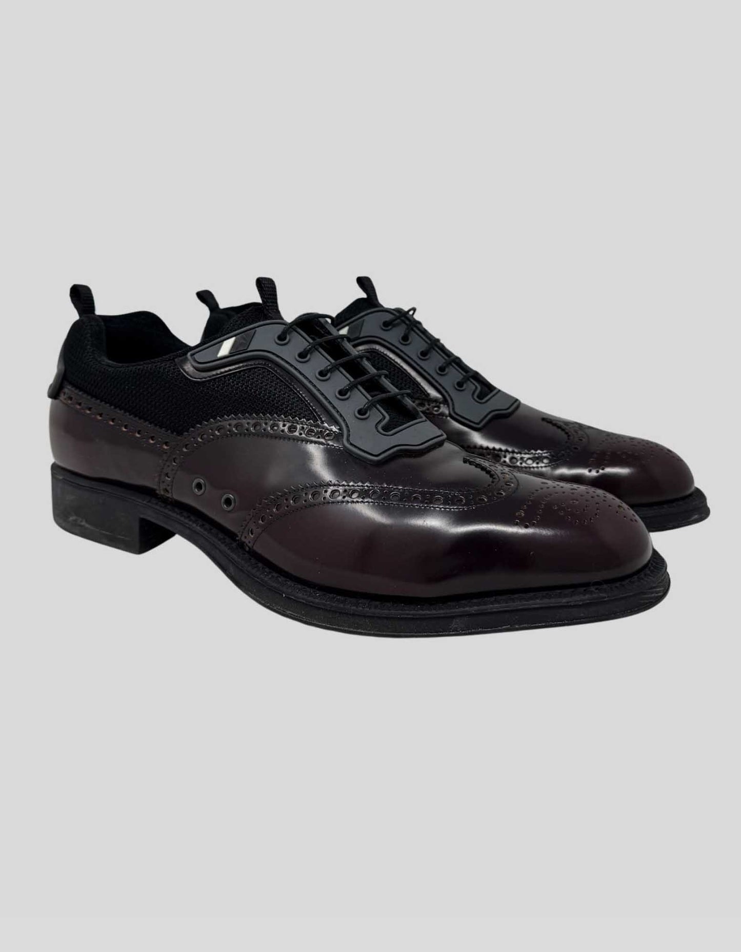 PRADA Spazzolato Leather Shoes w/ Tags - 11 US