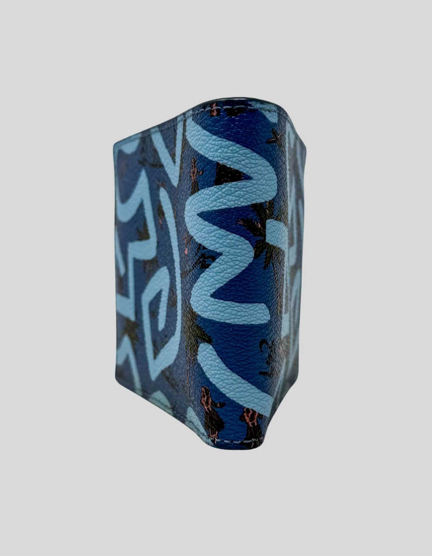 COACH x KEITH HARING Blue Hawaiian Wallet