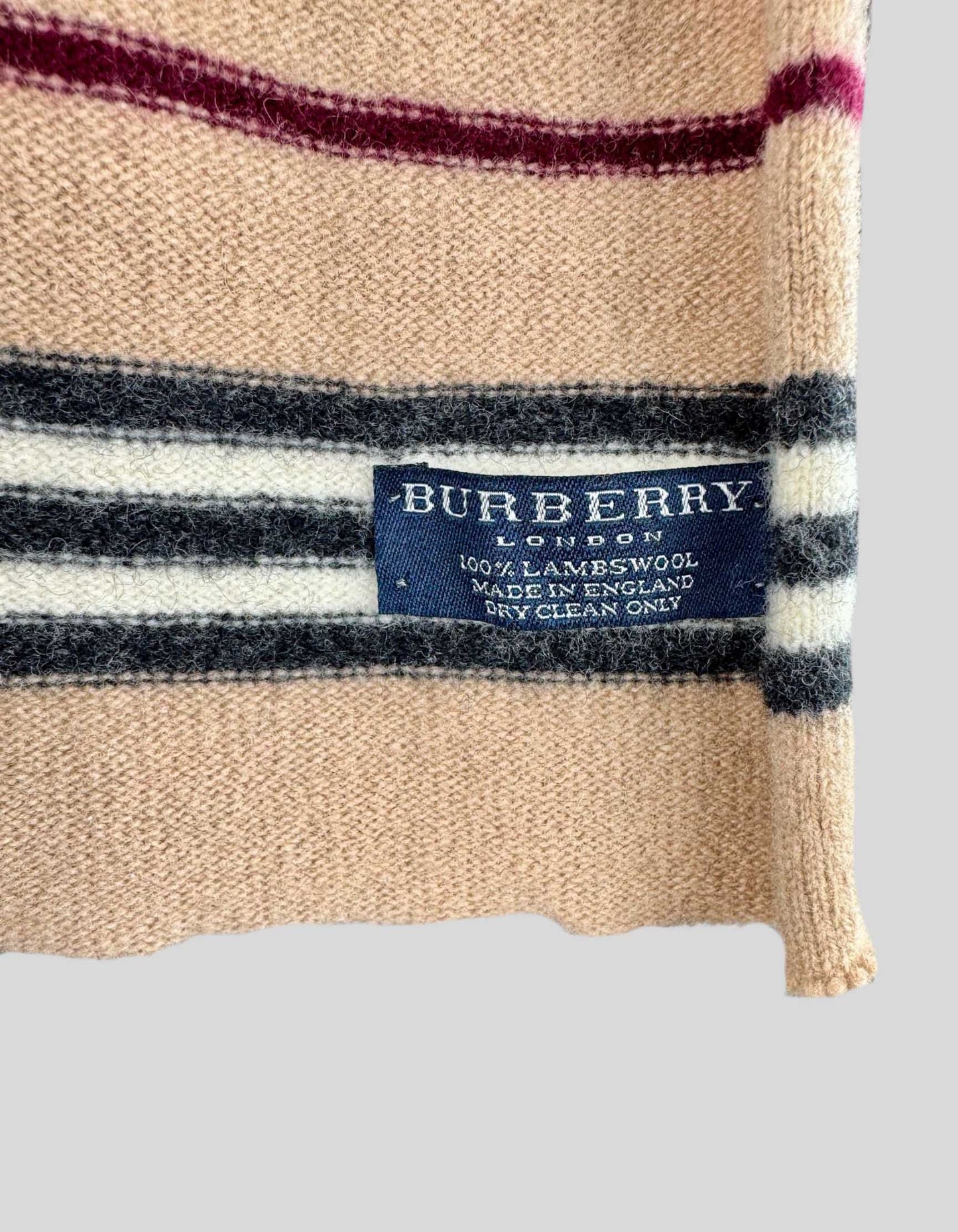BURBERRY Plaid Print Scarf - One Size