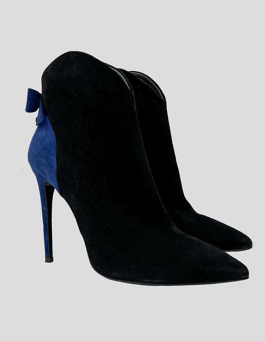 LORIBLU Suede Booties - 38 IT | 8 US